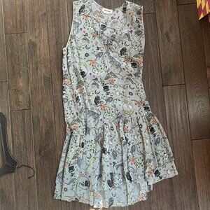 Zadig & Voltaire Size Small Rory Circus Mini Lace Up Ruffle dress Tatoo